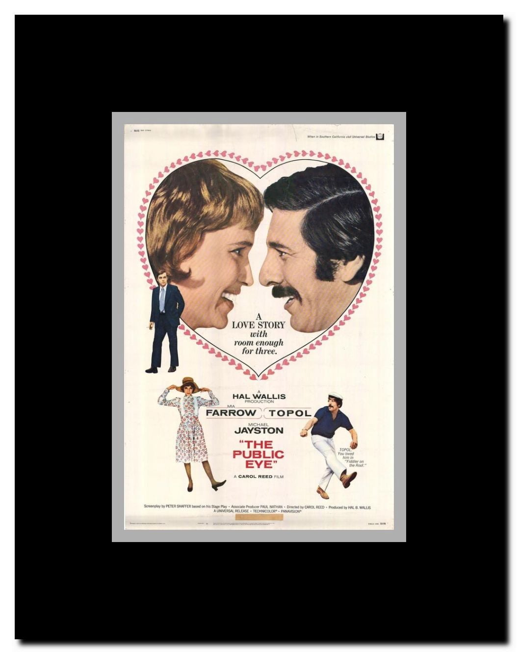 Public Eye Framed Movie Poster