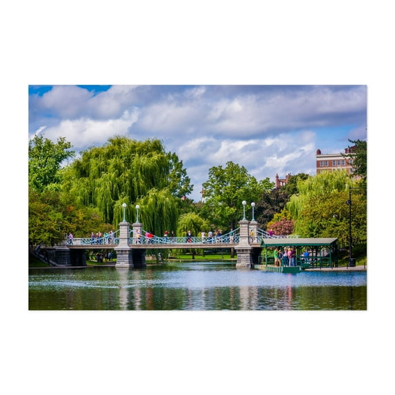 Public Garden Bridge - Boston Massachusetts Photography Unframed Wall Art Print 8 x 12 inches