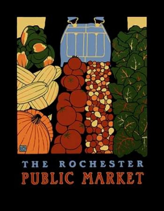 Public Market Canvas Art - Laura Wilder (22 x 28)