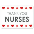 thumbnail image 1 of Public Safety Sign - Thank You Nurses 2 | Vinyl Decal | Protect Your Business, Municipality, Home & Colleagues | Made in the USA, 1 of 4