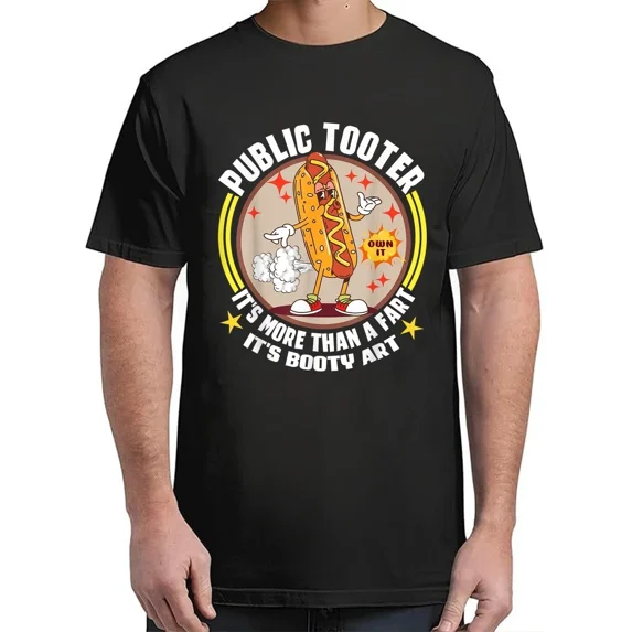 Public Tooter Funny Appropriate Embarrassing Funny Adult S-4XL T-Shirt