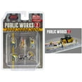 thumbnail image 1 of "Public Works 2" 6 piece Diecast Figure Set (4 Figures 1 camera 1 wheelbarrow) Limited Edition to 3600 pieces Worldwide for 1/64 scale models by American Diorama, 1 of 1