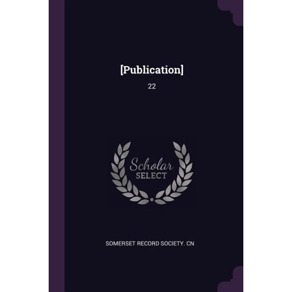 [Publication] : 22 (Paperback)