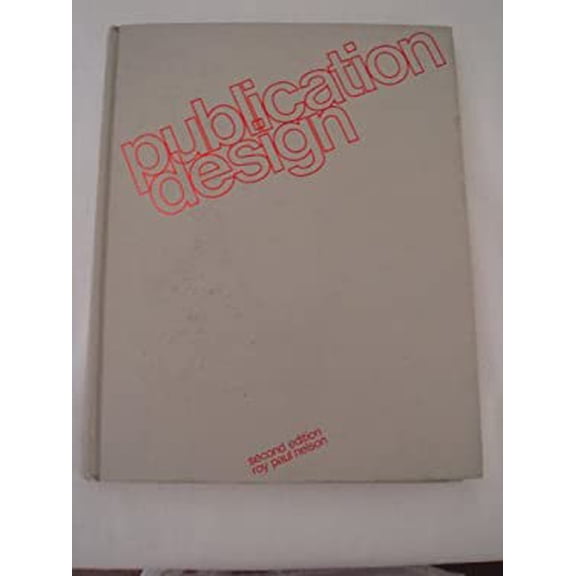 Pre-Owned Publication design, 9780697043245, 069704324X, Hardcover, 2nd edition