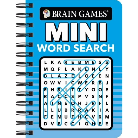 Publications International Brain Games To Go Mini Word Search, (Spiral-Bound)
