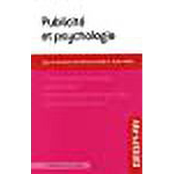 Publicité et psychologie