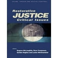 thumbnail image 1 of Pre-Owned Restorative Justice: Critical Issues (Paperback) 0761942092 9780761942092, 1 of 1