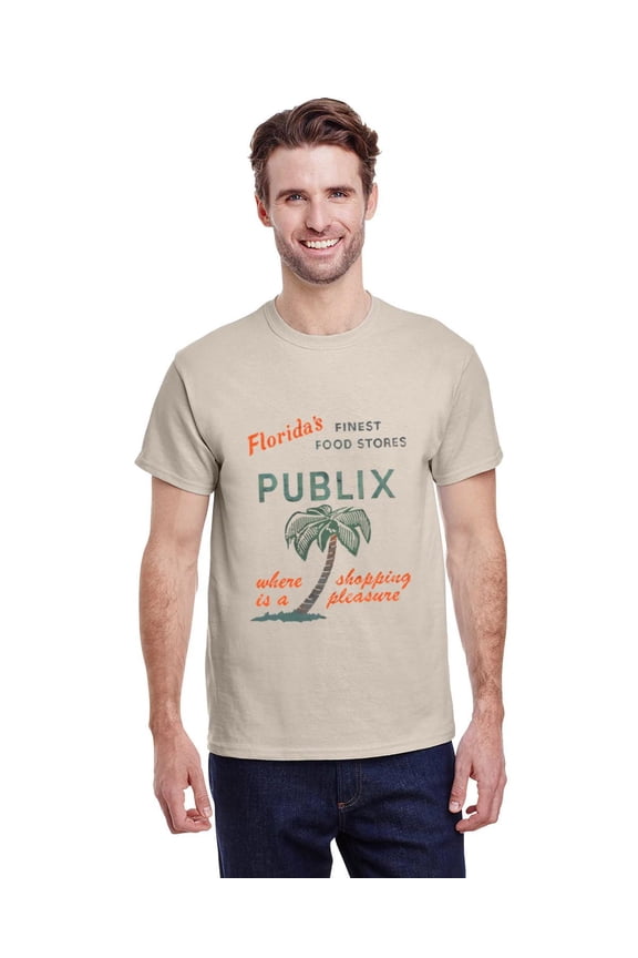 Publix Vintage Store Aesthetic Retro Supermarket Art Unisex T-Shirt, for men & women, up to size 5XL