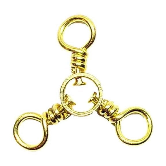 Pucci 20BTW34PK Swivels 3-Way 4 Pack Brass