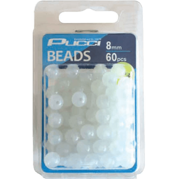 Pucci A1-6 BEADS 6MM R/N LUMINOUS 60PK