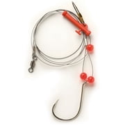 Pucci PSRWBS-8/0 Single Hook WideBend Sturgeon Rig 8/0 w/Slider