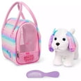 thumbnail image 1 of Pucci Pups Rainbow Glam Bag & Maltese Plush Set, 1 of 1