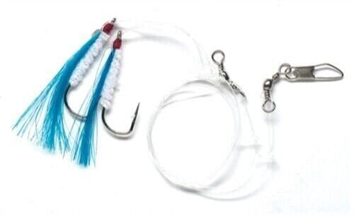 Pucci Shrimp Fly: Bulk 7/0 Blue/White 12pk