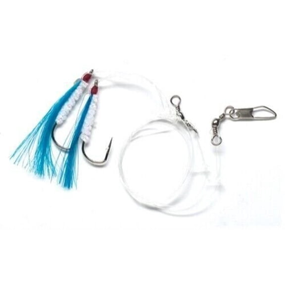 Pucci Shrimp Fly: Bulk 7/0 Blue/White 12pk