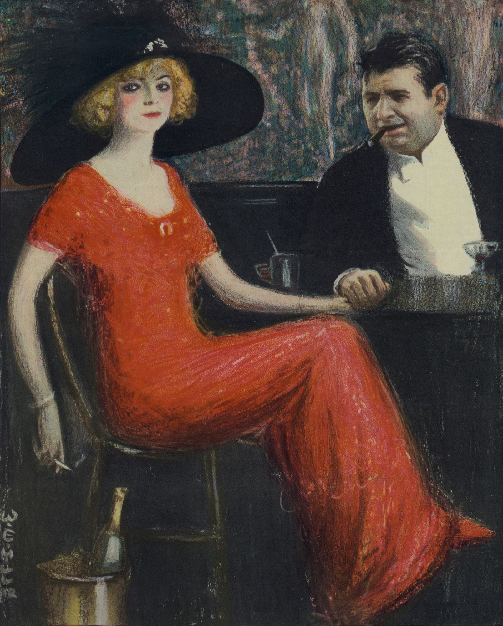 Puck 1912 A womans place is in the home Canvas Art - William Ely Hill (24 x 36)