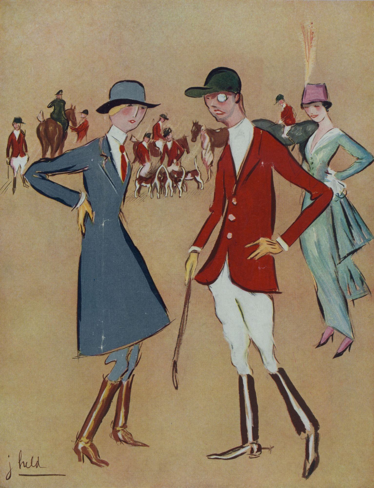 Puck 1914 A hopeless case Canvas Art - John Held (18 x 24)