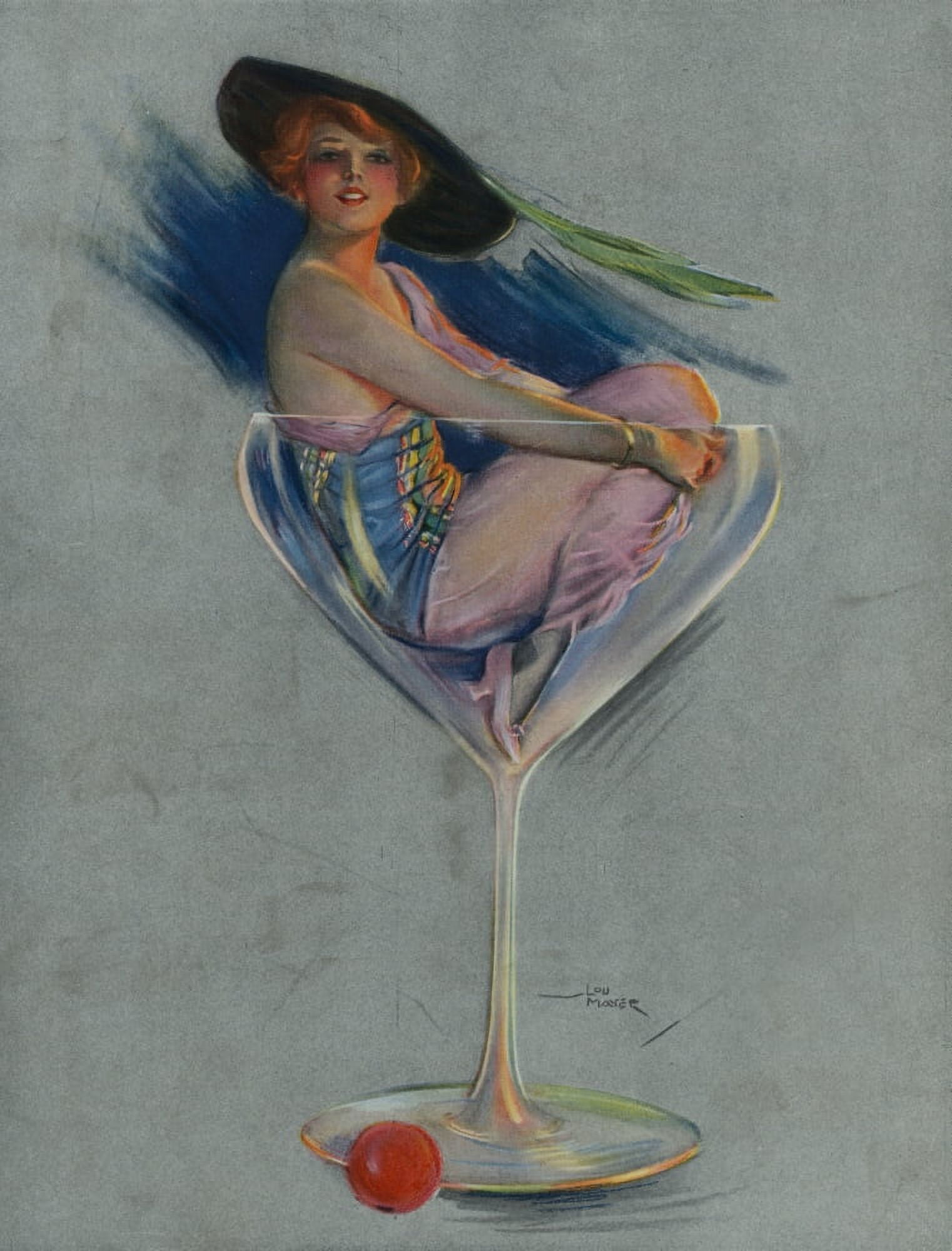 Puck 1914 Heres Looking at You Canvas Art - Lou Mayer (24 x 36)