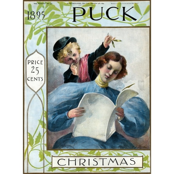 Puck Christmas, 1895 Poster Print by Science Source (18 x 24)