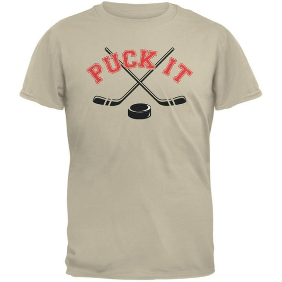 Puck It Sand Adult T-Shirt - 2X-Large