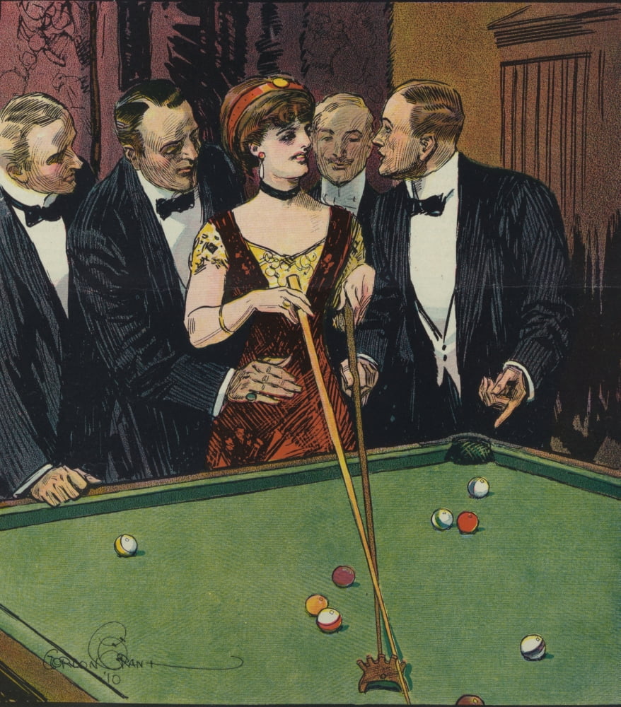 Puck Magazine 1910 The Bridge Crush Canvas Art - Gordon Grant (24 x 36)