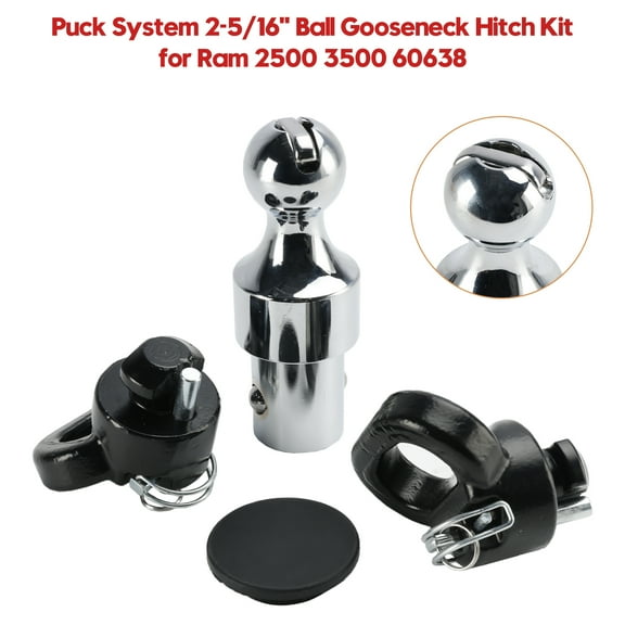 Puck System 2-5/16" Ball Gooseneck Hitch Kit for Ram 2500 3500 60638