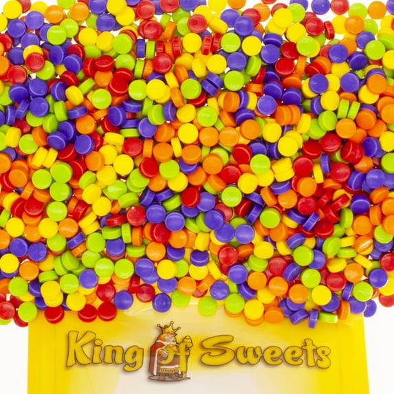 Pucker Ups 1 Pound Tangy Sugar Candy Sweet and Sour Candy Old School Hard Candy in a King of Sweets Bulk Bag