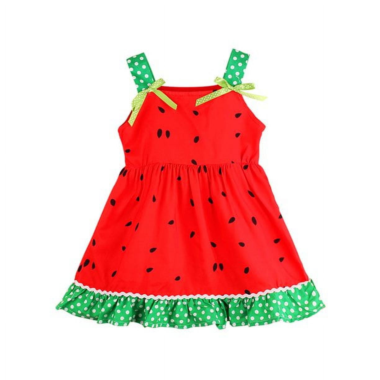 Watermelon dress top for baby girl