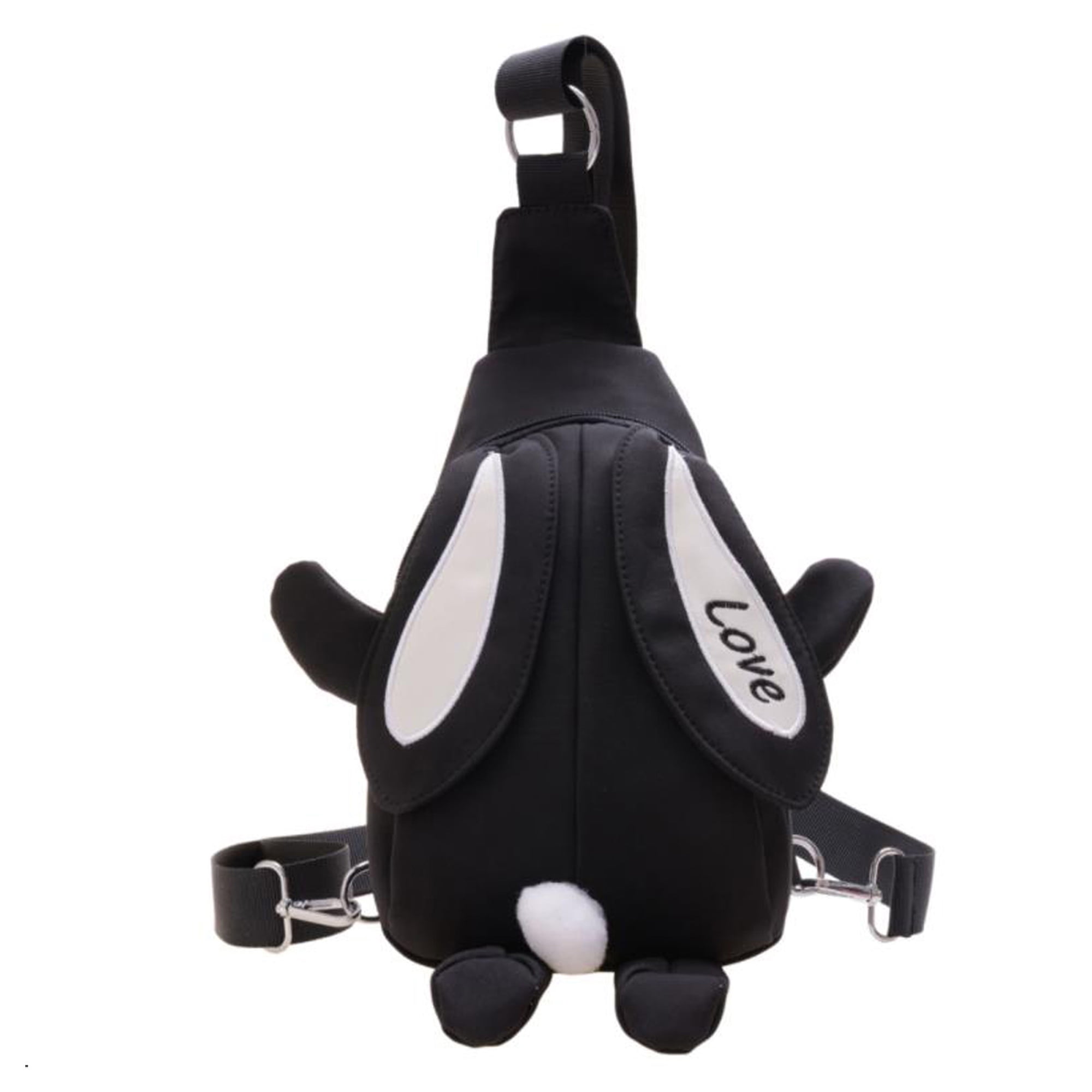 Pudcoco Kids Sling Backpack Bunny Crossbody Chest Bag Lightweight Daypack