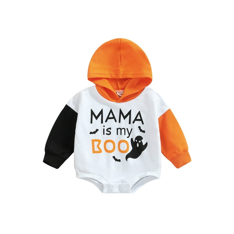 Pudcoco Newborn Baby Boy Girl Sweatshirt Romper Oversized Long Sleeve Color Block Hoodie Bodysuit Top Fall Winter Clothes Walmart