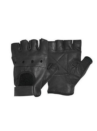 Joolscana Tactical Gloves Men Fingerless Leather Gloves Half Finger Genuine  Leather Outside Drving Riding Driving Army Mitten H1022 From Yanqin10,  $14.93