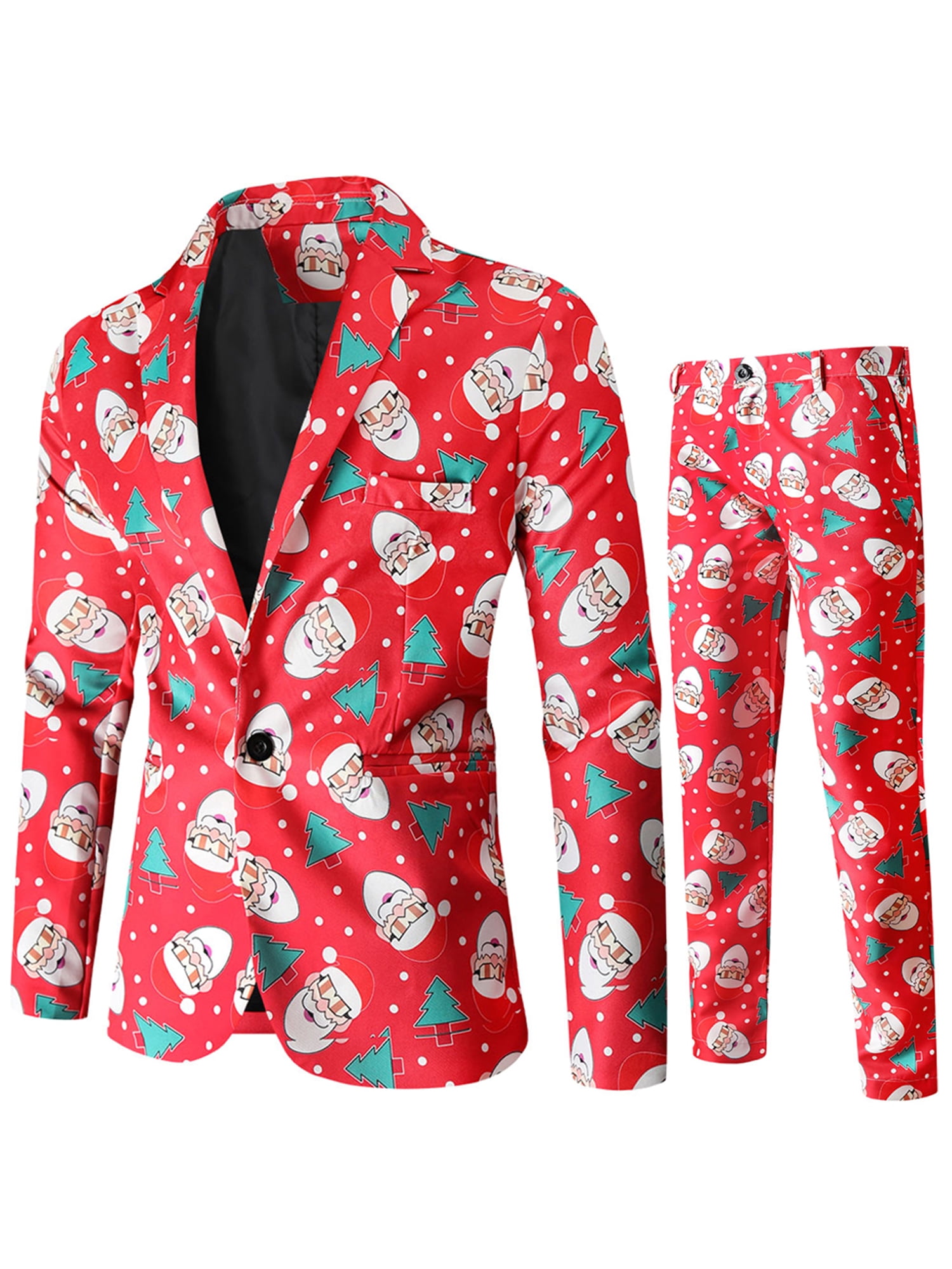 Men's 3-Piece Tuxedo Suit Set With Floral Blazer & Cape – Slim Fit For Wedding, Prom, Formal Events