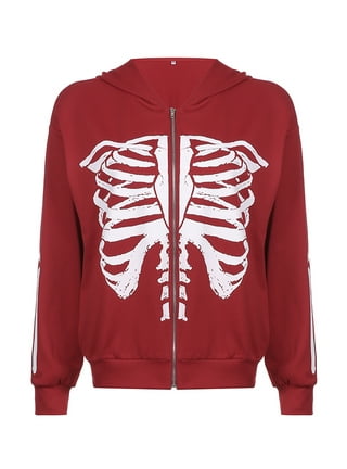 Red Skeleton Hoodie