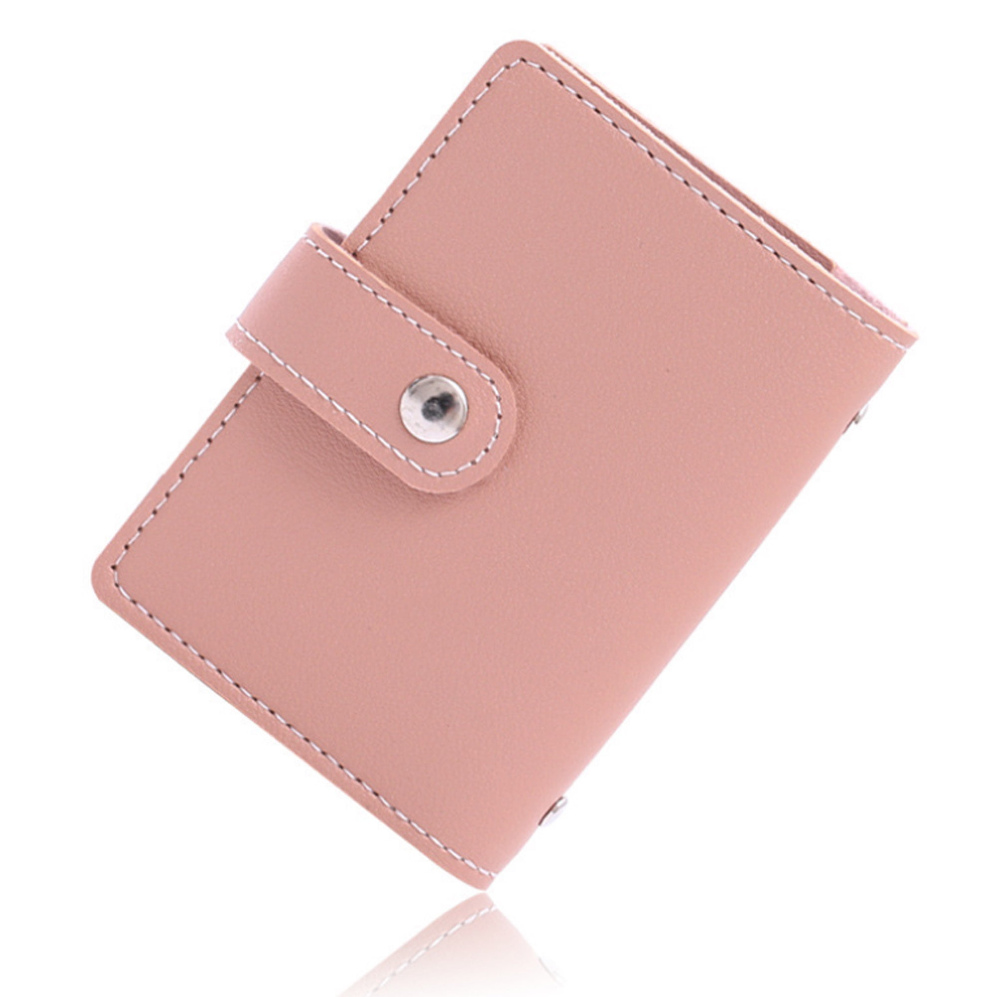 Pudcoco Women Small Credit Card Holder Fashion Portable Wallet with 26
