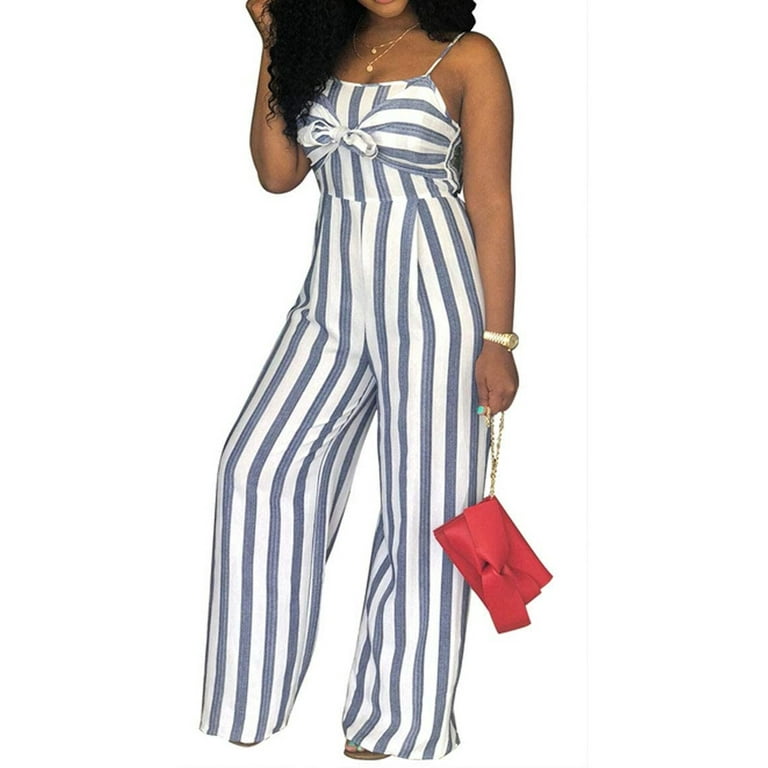 Striped romper cheap pants
