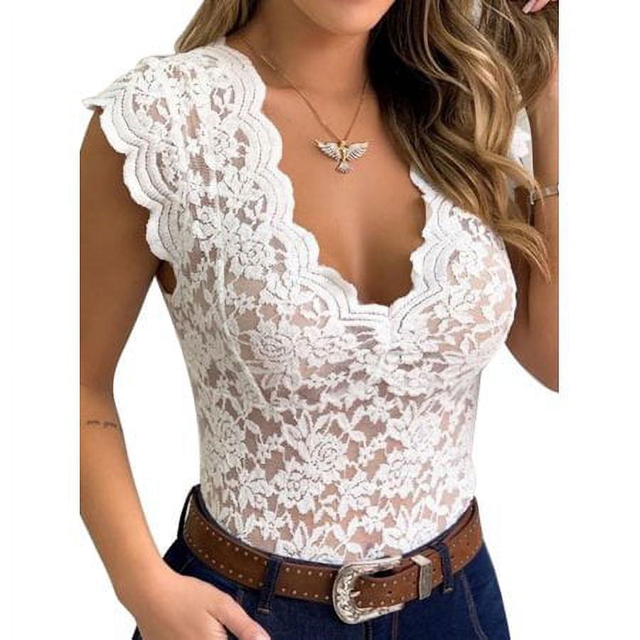 トップス Vneck Lace Blouse ànuke online store（アンヌーク） / Vneck Lace BlouseVneck