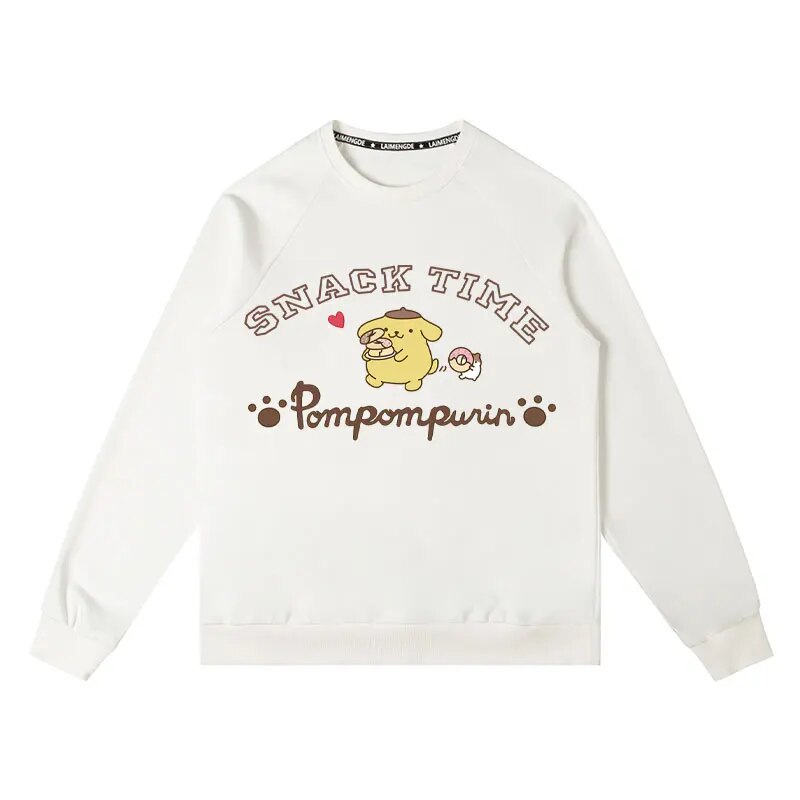 Pudding Dog Coname Crewneck Hoodie Girl Cute Girl Sanrio Clothes Instagram Everything With