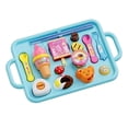 thumbnail image 1 of Pudding Ice Cream Feeding Toys for Dolls, Pretend Play Food Kitchen Accessories, Doll Role Play Boy Girl Gifts Toys (Blue), 1 of 6