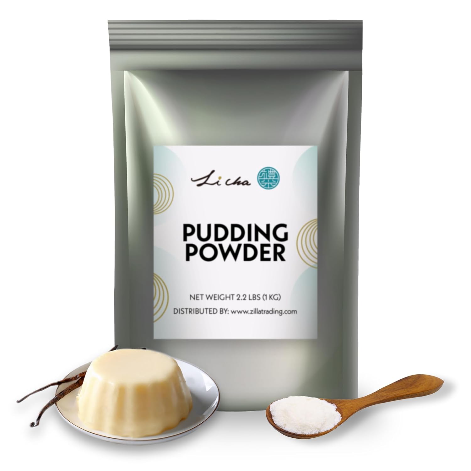 Pudding Powder (1kg/2.2lbs Bag) Sweetened Beverage Mix for Bubble
