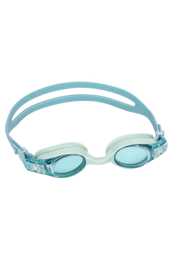 Child Swim Goggles, Green, Non-Latex and Non-PVC, Kids Ages 3+