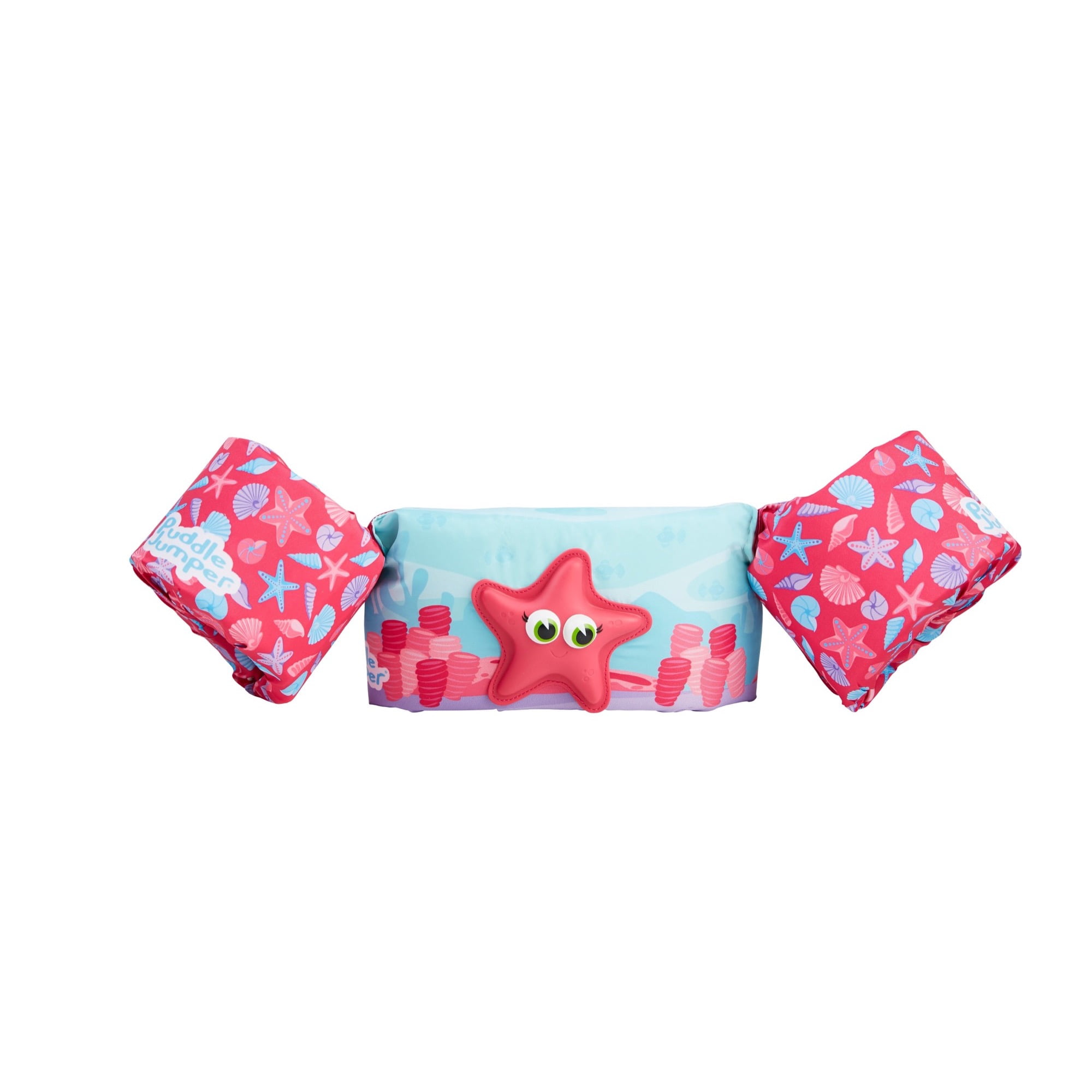 Puddle Jumper Kids Deluxe Life Vest with 3D Character for Children 30-50 Pounds, Starfish Pink