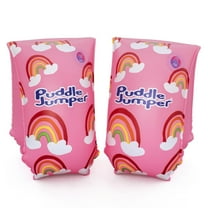 Puddle Jumper WonderSplash Inflatable Armband Floaties, Rainbow, 40-132 lbs Weight Capacity