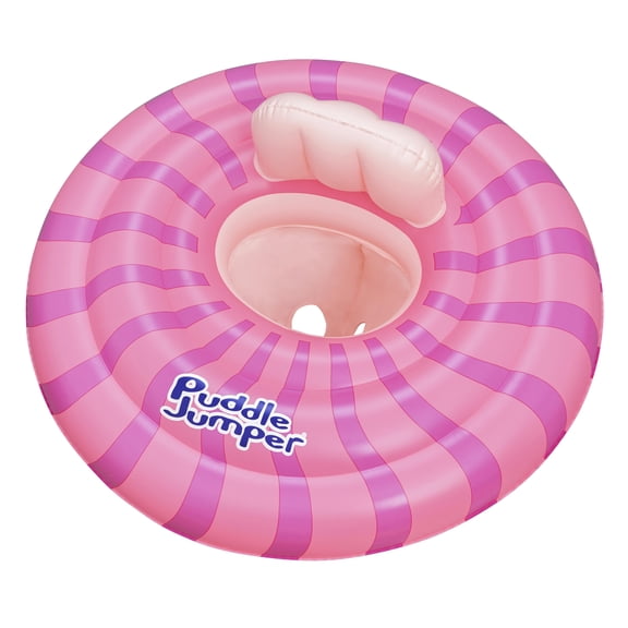 Puddle Jumper WonderSplash Round 3-Ring Inflatable Baby Boat Float, 0-24lbs (0-11kg) Weight Capacity