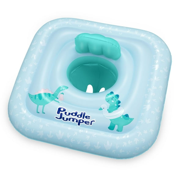 Puddle Jumper WonderSplash 3-Ring Inflatable Baby Boat, Dinosaur, 24-33 lbs Weight Capacity