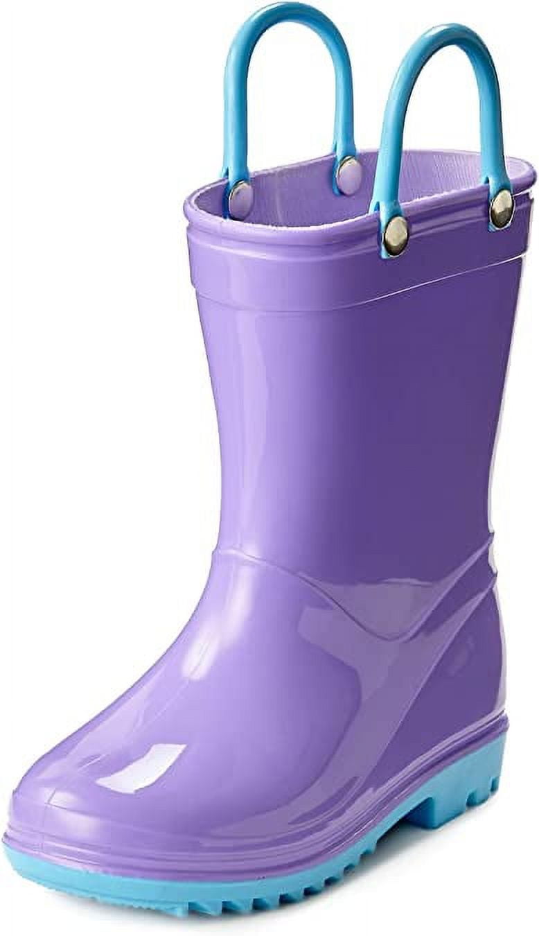 Kids purple rain boots online