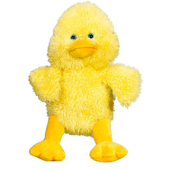 Puddles the Duck 8 Inch Plush Stuffed Farm Bird Toy, Soft Yellow Barn Companion