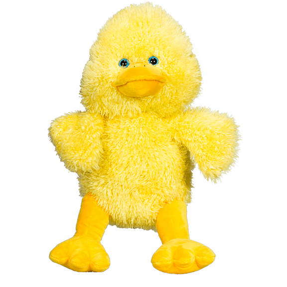 Puddles the Duck 8 Inch Plush Stuffed Farm Bird Toy, Soft Yellow Barn Companion
