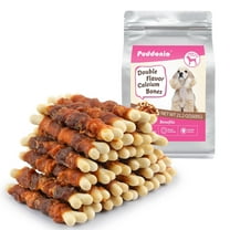 Puddonio Chicken & Duck with Calcium Bone Dog Treats, 20 oz (56ct)