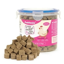 Puddonio Chicken Liver Freeze Dried Cats and Dogs Treats, 6 oz