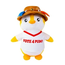 Pudgy Penguins Huggable Plush Figure 2 - Cute Stuffed Animal With A Graphic Shirt And Fishing Hat