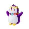 thumbnail image 1 of Pudgy Penguins Plush Buddie Figure 4 - Cute Stuffed Animal Penguin Flower Girl With Flower Necklace, 1 of 7